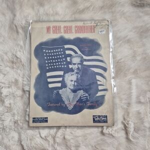 Vintage Sheet Music Patriotic American WW2 My Great Great Grandfather 1942 One ✨